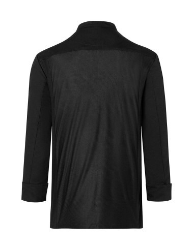KAL-BJM4-Long-Sleeve Throw-Over Chef Shirt Basic